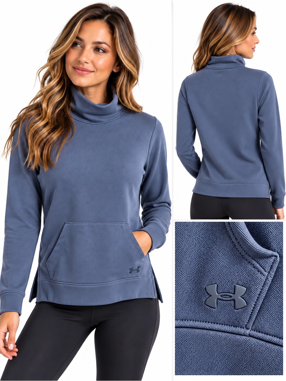 Under Armour Women's Fleece Mirage Mock sweatshirt